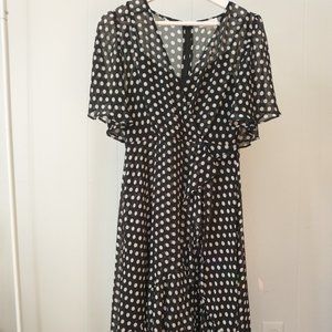 Calvin Klein Polka Dot Dress - Size 4